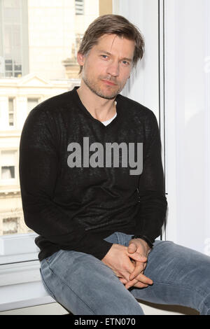 Nikolaj Coster-Waldau a photocall per il suo prossimo film, 'una seconda opportunità" presso il Corinthia Hotel London offre: Nikolaj Coster-Waldau dove: Londra, Regno Unito quando: 17 Mar 2015 Credit: WENN.com Foto Stock