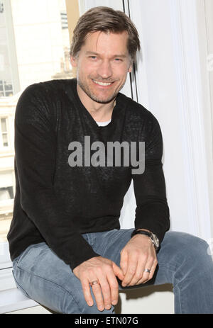 Nikolaj Coster-Waldau a photocall per il suo prossimo film, 'una seconda opportunità" presso il Corinthia Hotel London offre: Nikolaj Coster-Waldau dove: Londra, Regno Unito quando: 17 Mar 2015 Credit: WENN.com Foto Stock