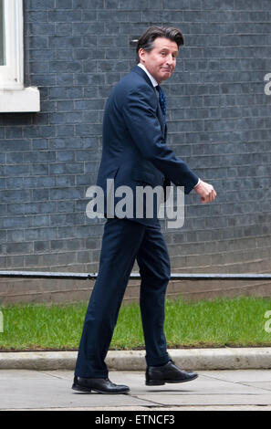 Downing Street - Arrivi e partenze con: Sebastian Coe dove: London, England, Regno Unito quando: 17 Mar 2015 Credit: Pietro Maclaine/WENN.com Foto Stock