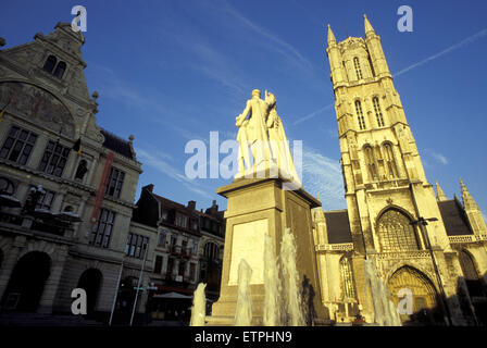 BEL, Belgio, Gent, San Bavo Cathedrale. BEL, Belgio, Gent, San Bavo Kathedrale. Foto Stock