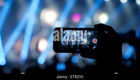 Quinto armonia 'La riflessione Tour' al Best Buy Theater di New York City con: atmosfera dove: la città di New York, New York, Stati Uniti quando: 23 Mar 2015 Credit: Alberto Reyes/WENN.com Foto Stock