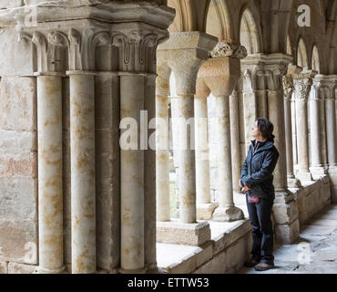 Monastero di Santa Maria la Real in Aguilar de Campoo, Palencia provence, Castiglia e Leon, Spagna Foto Stock