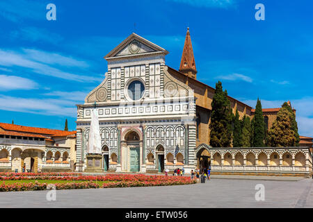 Santa Maria Novella a Firenze, Italia Foto Stock