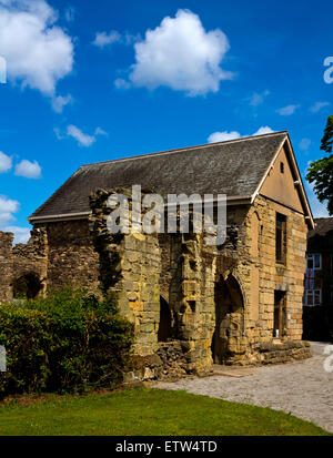 The Old Rectory Museum di Loughborough LEICESTERSHIRE REGNO UNITO Inghilterra una pietra medievale costruito Manor House è adesso usato come un museo Foto Stock