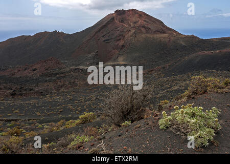 De vulcano Teneguia, vicino a Fuencaliente, La Palma Isole Canarie Spagna Foto Stock