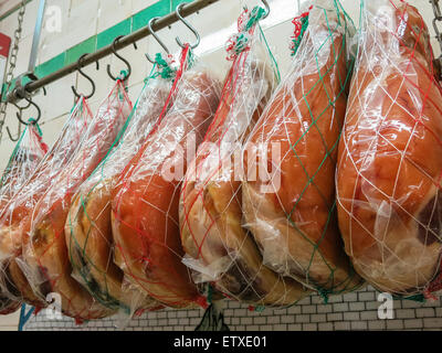 Tutto il prosciutto Foto Stock