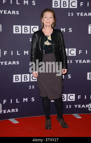 BBC Films XXV Anniversario Reception - Arrivi con: Lesley Manville dove: Londra, Regno Unito quando: 25 Mar 2015 C Foto Stock