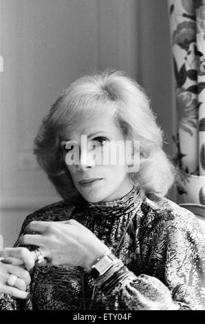 Comico americano Joan Rivers, 10 dicembre 1983. Foto Stock