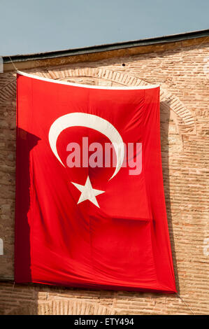 Bandiera della Turchia a Istanbul. Türkische Flagge in Istanbul Foto Stock