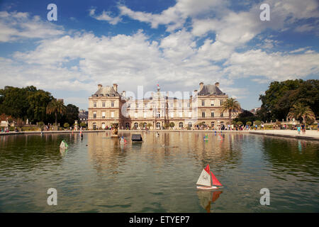 I giardini del Lussemburgo a Parigi, Francia Foto Stock