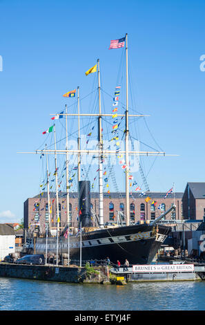 Brunel SS Gran Bretagna Bristol Docks Bristol Avon England Regno Unito GB EU Europe Foto Stock