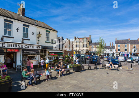 Il luogo di mercato Thirsk, North Yorkshire, Inghilterra, Regno Unito Foto Stock