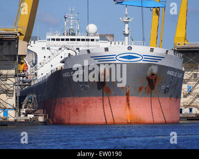 Gloria Angelica - IMO 9261798 - Callsign SVCT, Vlothaven, porto di Amsterdam, pic2 Foto Stock