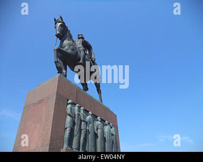 Statua di re Tomislav Zagabria Croazia Foto Stock