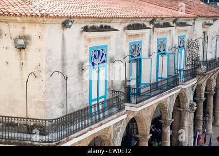 La Piazza della Cattedrale di Havana Foto Stock