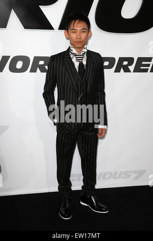 FURIOUS 7 Premiere mondiale con: James Wan dove: Hollywood, California, Stati Uniti quando: 01 Apr 2015 C Foto Stock