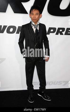 FURIOUS 7 Premiere mondiale con: James Wan dove: Hollywood, California, Stati Uniti quando: 01 Apr 2015 C Foto Stock