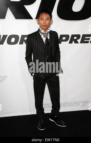 FURIOUS 7 Premiere mondiale con: James Wan dove: Hollywood, California, Stati Uniti quando: 01 Apr 2015 C Foto Stock