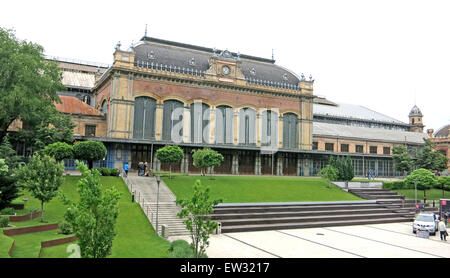 Nyugati Palyaudva stazione ferroviaria occidentale Budapest Ungheria Foto Stock