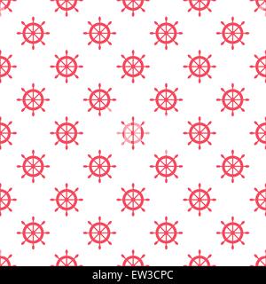 Seamless pattern nautico Illustrazione Vettoriale