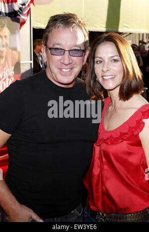 Tim Allen presso il Los Angeles premiere di 'swing voto" tenutasi presso l'El Capitan Theater di Hollywood di luglio 24, 2008. Foto Stock