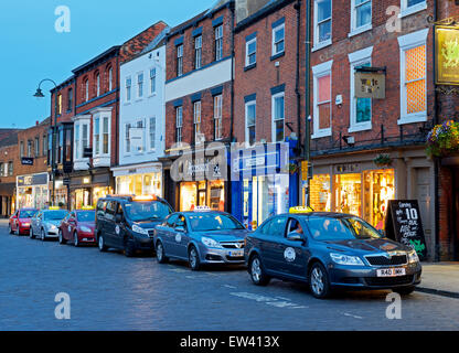 Taxi, Beverley, East Yorkshire, Inghilterra, Regno Unito Foto Stock