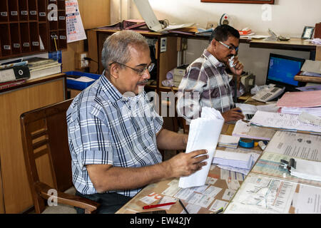 Mumbai India,Indian Asian,Churchgate,Veer Nariman Road,Chateau Windsor,hotel hotels alloggio motel motel motel,adulti uomo uomo uomo maschio,manager,lavoro Foto Stock