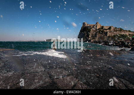 Ischia (Napoli) - Ischia Ponte, Castello Aragonese Foto Stock