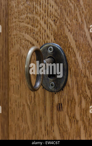 Mobili in legno di quercia Cabinet Foto Stock