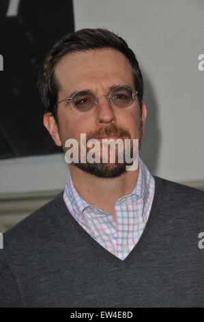 LOS ANGELES, CA - Luglio 14, 2011: Ed Helms alla premiere di 'un po' di aiuto' presso il Cary Grant Theatre di Sony Pictures Studios. Foto Stock