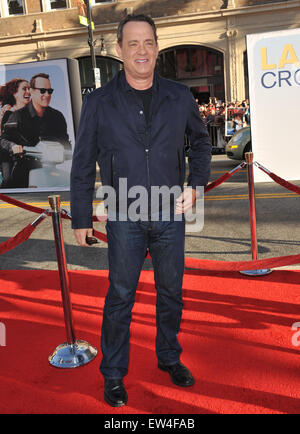 LOS ANGELES, CA - Giugno 27, 2011: Tom Hanks alla premiere mondiale del suo nuovo film "Larry Crowne' a Grauman's Chinese Theater di Hollywood. Foto Stock