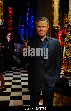 Francia, Parigi, museo Grevin, George Clooney Foto Stock