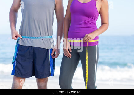 Paio di misurare la loro vita Foto Stock