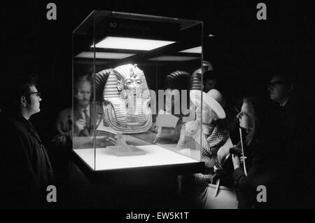Tutankhamon mostra presso il British Museum di Londra, 28 marzo 1972. Premere il tasto Giorno. Foto Stock