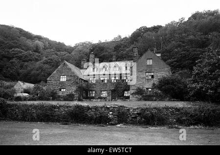 Plas Dol-y-Moch, Coventry della Outdoor Education Center, situato nel cuore del Parco Nazionale di Snowdonia.Maentwrog, Gwynedd, Galles, 26 ottobre 1987. Foto Stock