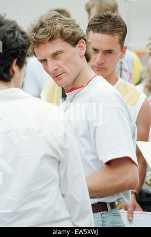 Carl Fogarty, il Mondiale Superbike Racer, 22 luglio 1994. Foto Stock