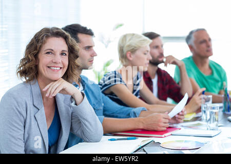 Creative team business in riunione Foto Stock