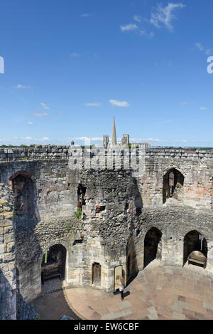 La Torre di Clifford interno Foto Stock