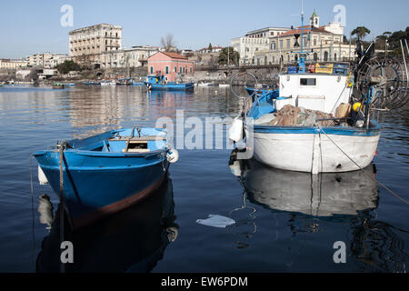 Real porto del Granatello Portici Foto Stock