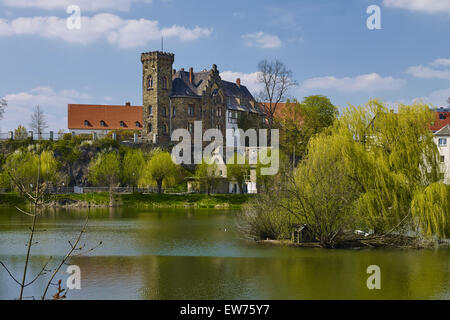 New Castle, Ronneburg, Turingia, Germania Foto Stock