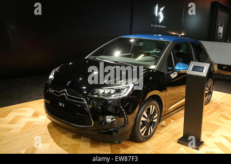 ISTANBUL, Turchia - 30 Maggio 2015: Citroen DS3 in Istanbul Autoshow 2015 Foto Stock