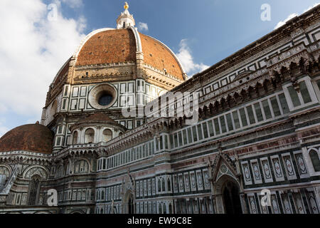 La cupola del Duomo di Firenze 2013-02-28 (giorno) Foto Stock