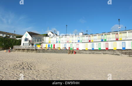 Cornish scene e spiagge Foto Stock