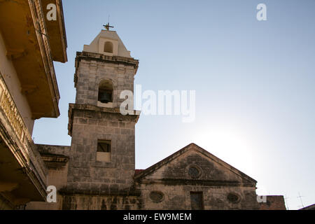 Campanile in Old Havana, Cuba. Foto Stock