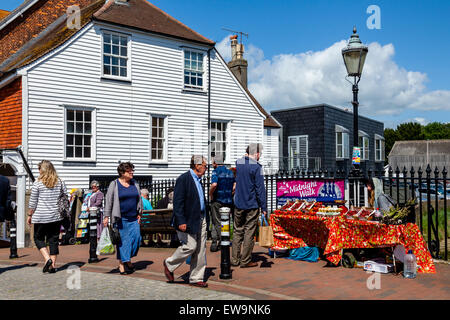 Lewes del contadino, mercato di Lewes, nel Sussex, Inghilterra Foto Stock