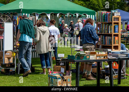 Edicola, Maresfield Village Fete, Maresfield, Sussex, Inghilterra Foto Stock