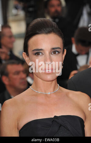 CANNES, Francia - 12 Maggio 2011: Elodie Bouchez alla premiere di "bellezza dormiente" in concorso al sessantaquattresimo Festival de Cannes. Foto Stock