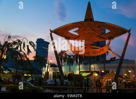 Kasturi a piedi, la struttura del punto di riferimento del Mercato Centrale, il centro culturale di Kuala Lumpur in Malesia. Foto Stock