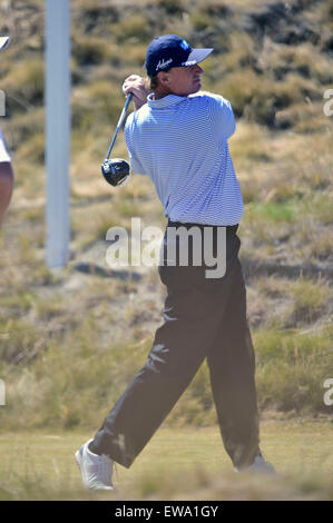 Posto all'università di Washington, Stati Uniti d'America. Xx Giugno, 2015. Ernie Els durante il round 3 in corrispondenza degli US Open a camere Bay, posto all'Università di Washington Credito: Cal Sport Media/Alamy Live News Foto Stock