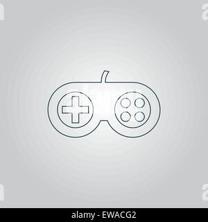 Icona del joystick Illustrazione Vettoriale